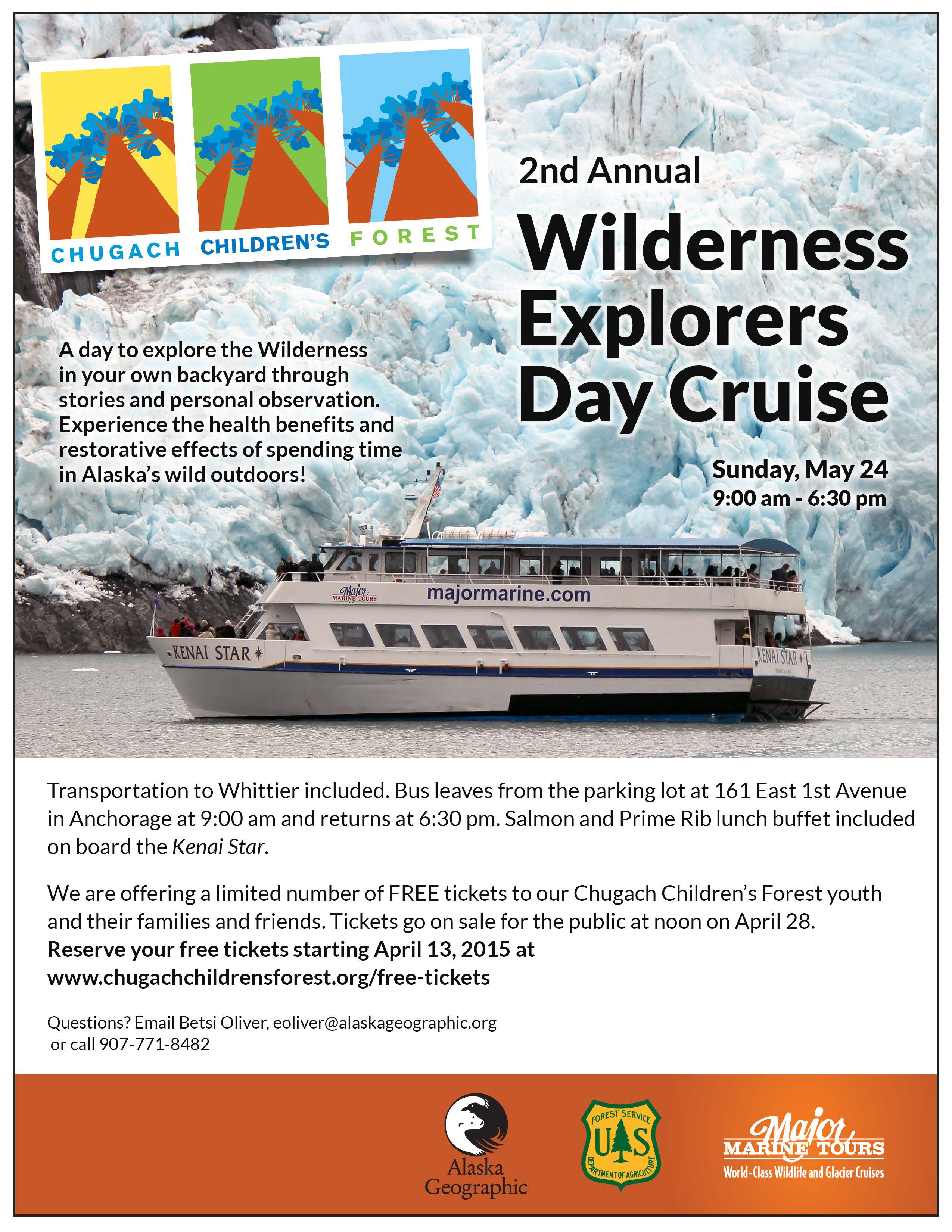 poster Wilderness Explorers Day Cruise- almost final